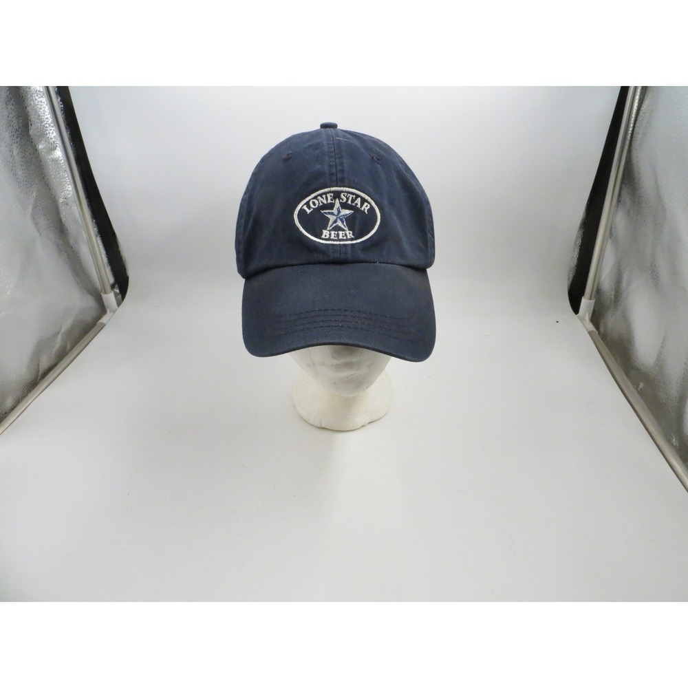 Lone Star Beer Hat Cap Strap Back Embroidered Patch Mens Falcon Headwear Texas